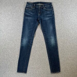 Denim & Supply Ralph Lauren Mens Skinny Jeans Dark Wash Blue Denim 27x32 Slim